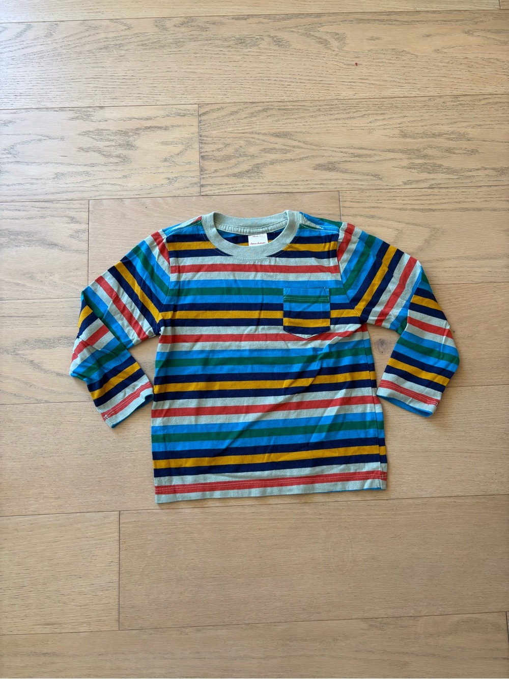 Hanna Andersson multicolor striped top, size 4T